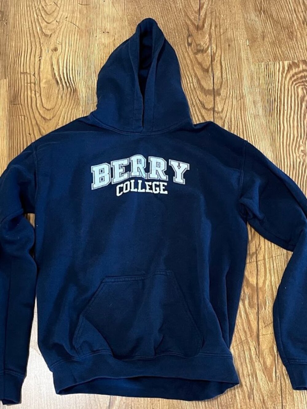 Berry College (Georgia) Hoodie Sweatshirt, Blue, Youth XL